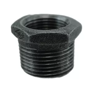 1-1/4" X 1" Black Pipe Bushing