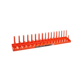1/2" Drive Metric Regular & Deep Socket Holder - Orange