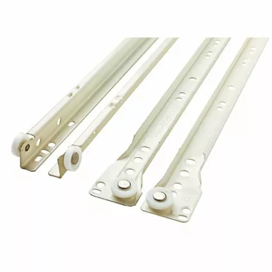 (12 Pack) Drawer Slide 14" Bottom Mount 50 lb Self Closing