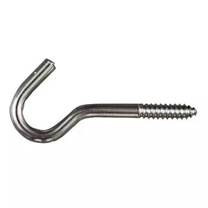 3/8" X 4-7/8" Stainless Steel Screw Hook