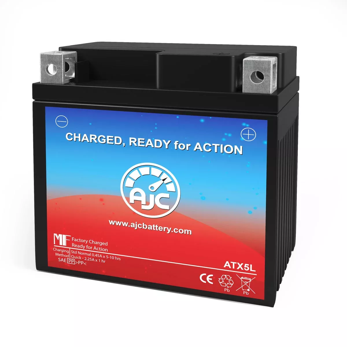 AJC Battery Compatible with TGB Hook 50CC Scooter and Moped Battery