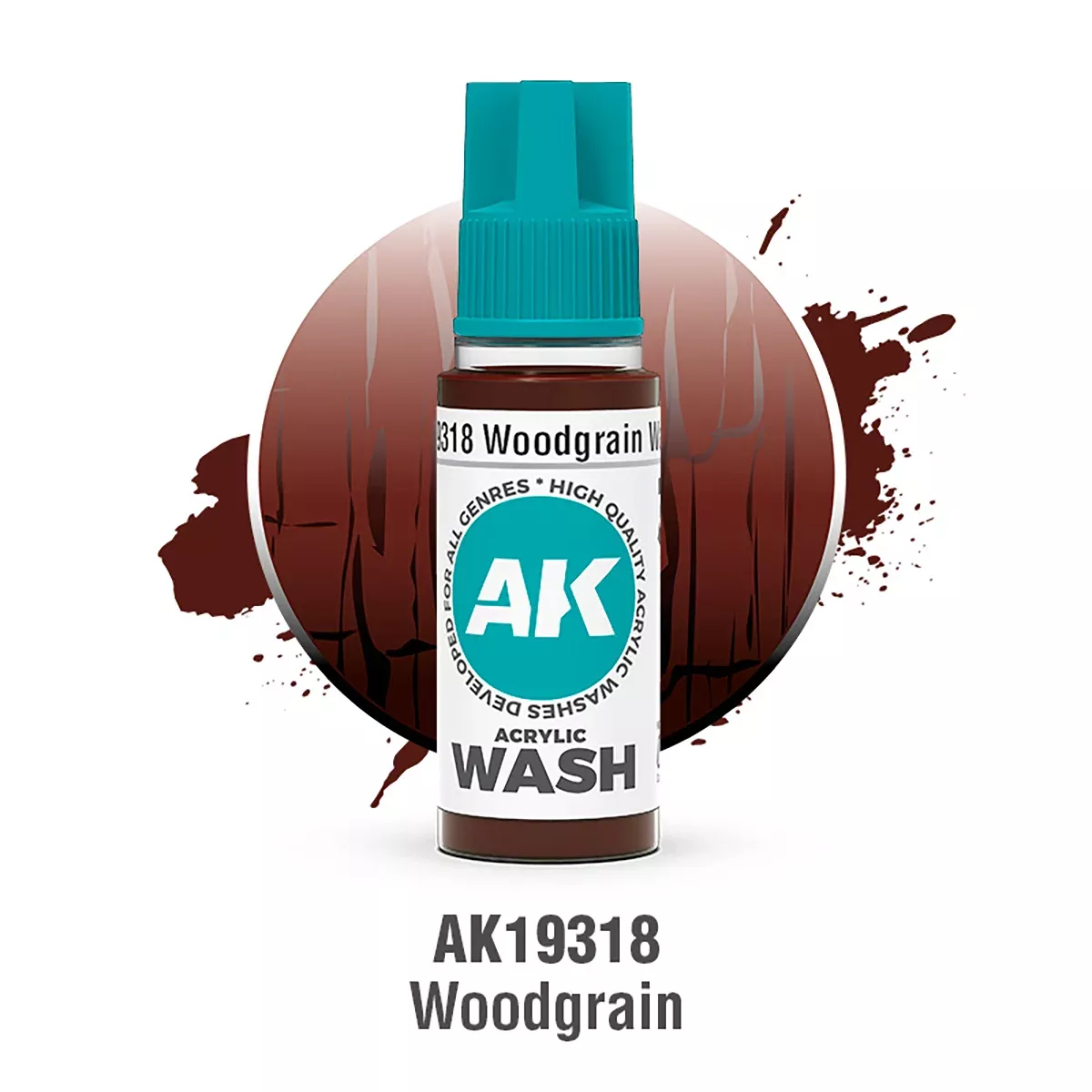 AK Interactive Woodgrain Wash