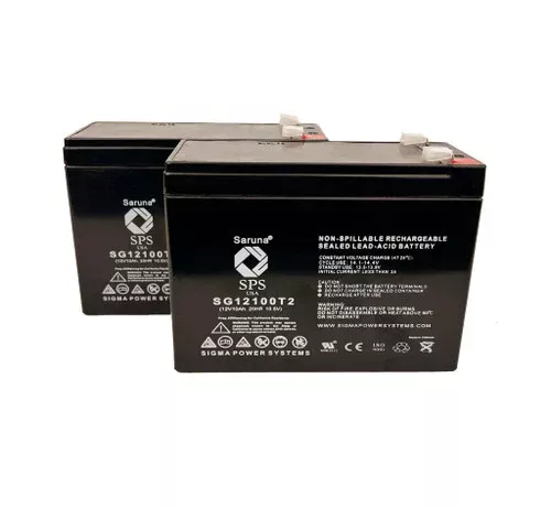 BB BC10-12 12V 10Ah Replacement Battery (2 Pack)