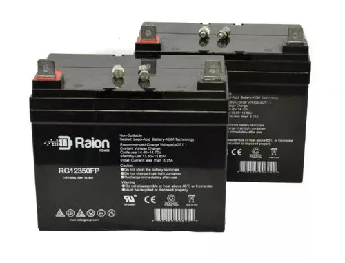 Bunton B48 12V 35Ah Lawn Mower Battery (2 Pack)