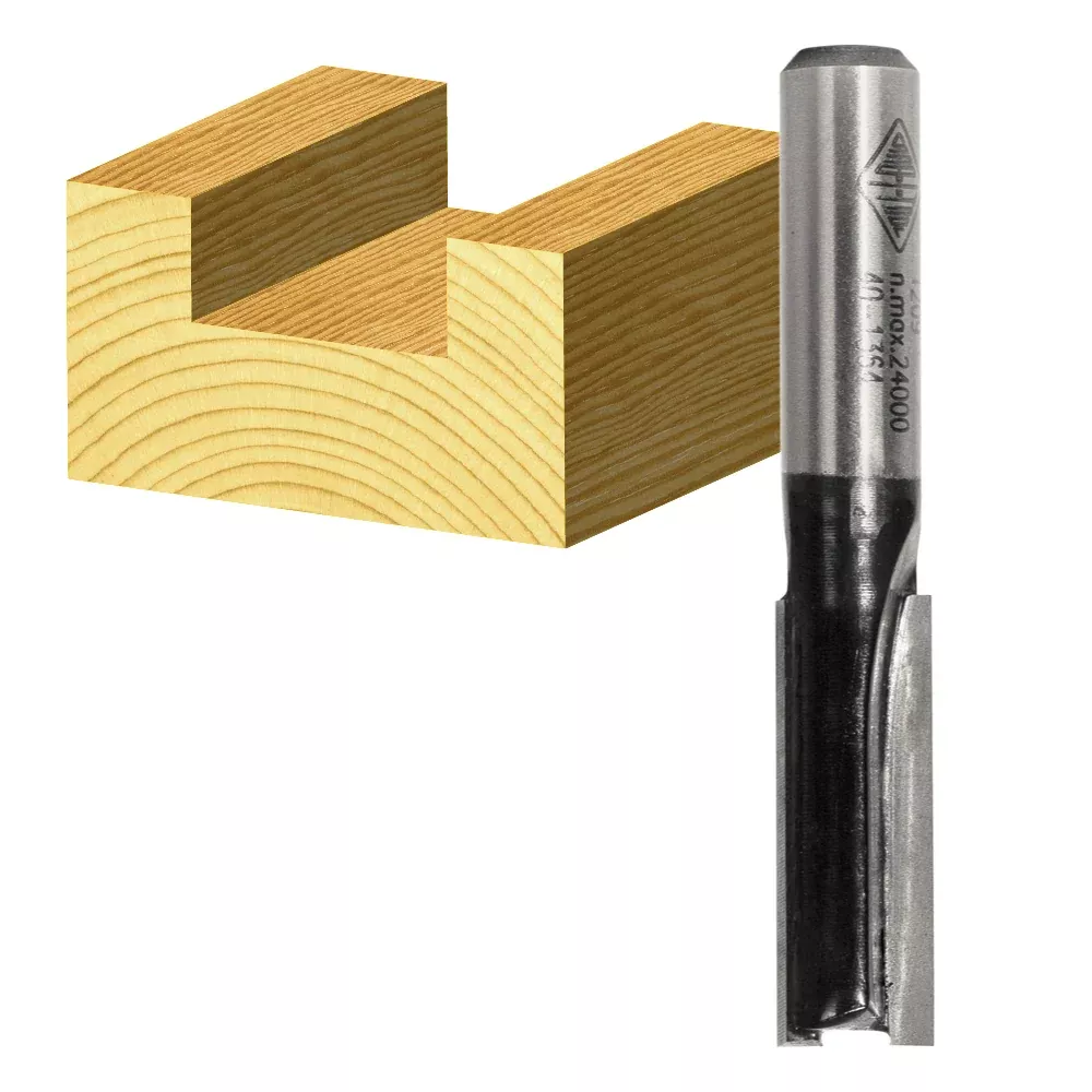 Carbitool - Straight Bit 10.0mm Tct, 2Flt 1/4 Shk | T 210 M