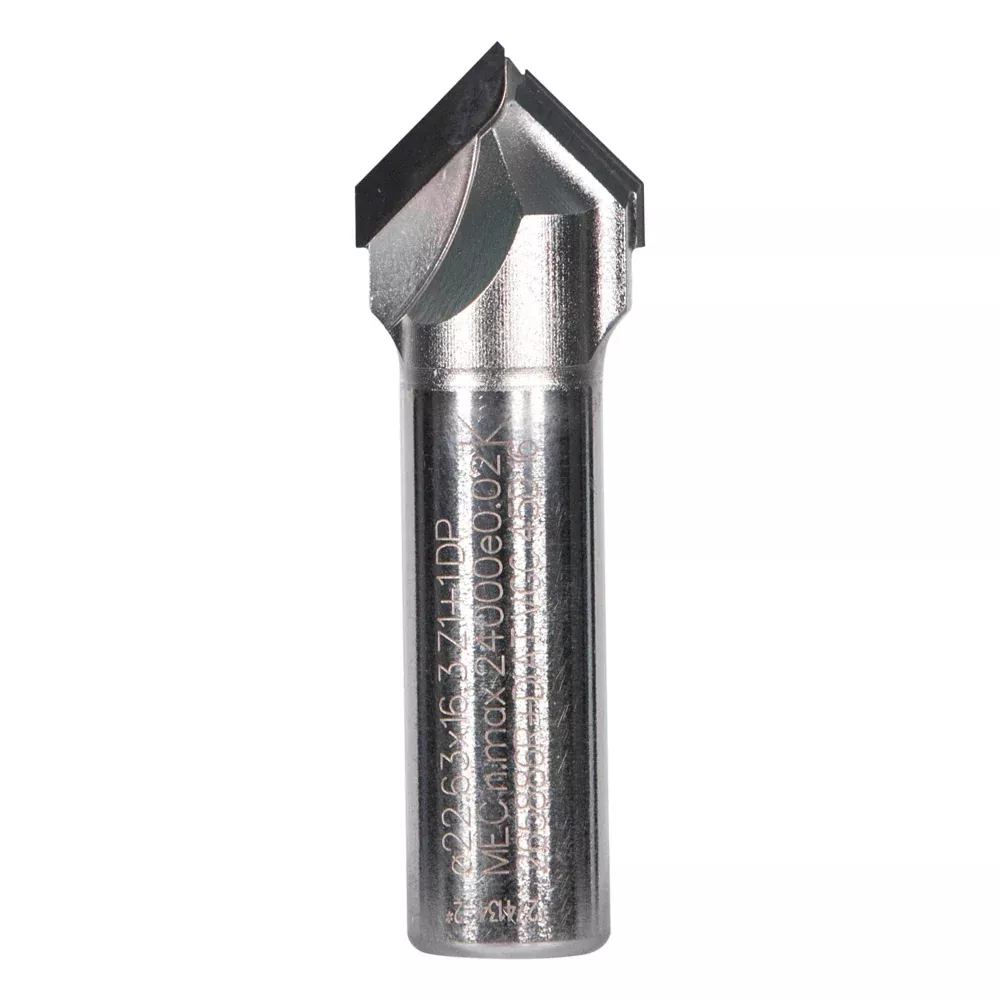Carbitool Vee Groove 45 Deg Chamfer Pcd Tips 16 | DIAT VGC 45D 16