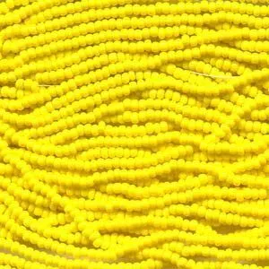 Czech beads Yellow OP – 8/0