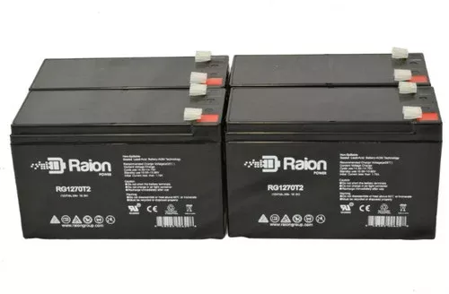 Digital Security 12V 7Ah Fire Alarm Battery (4 Pack)