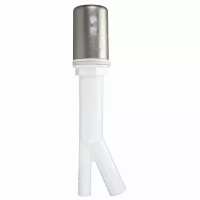Dishwasher Air Gap Body & Cap, Brushed Nickel