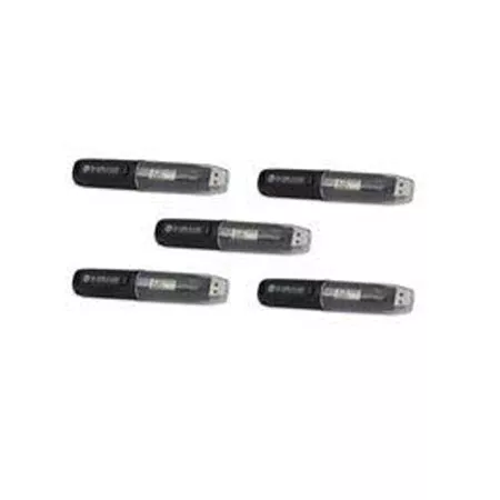 EL-USB-2-LCD 5-Pack USB Temp/Humidity Loggers with LCD Display