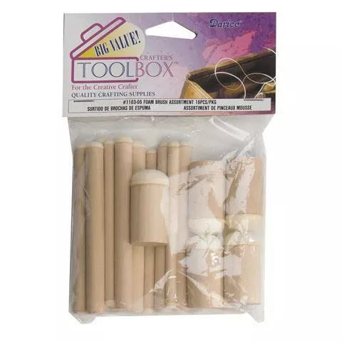 Embossing Brush 16 pc