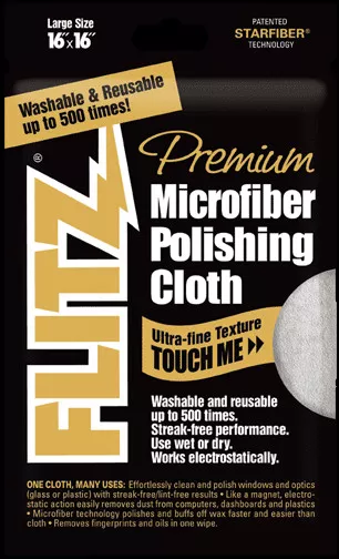 Flitz Premium Microfibre Polishing Cloth