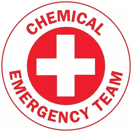 Hard Hat Emblem Labl,2in. dia.,Vinyl,PK4, 49562