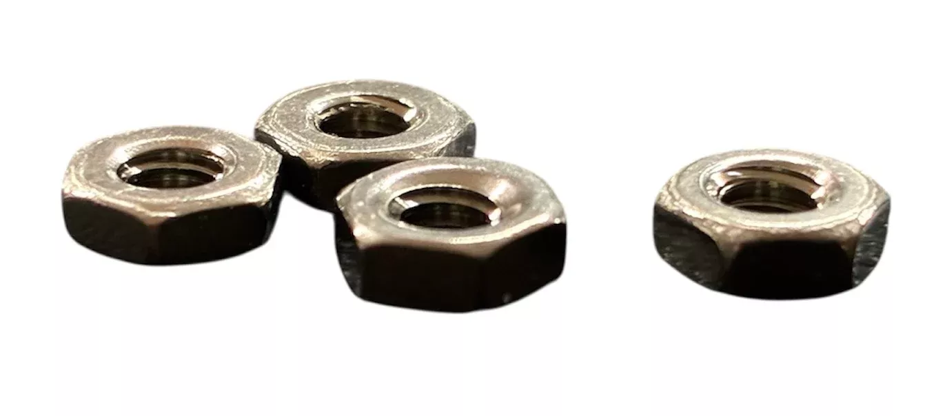 (HNSS0632) 6-32 HEX NUT STAINLESS STEEL SMALL PATTERN - 100 pcs /pkg