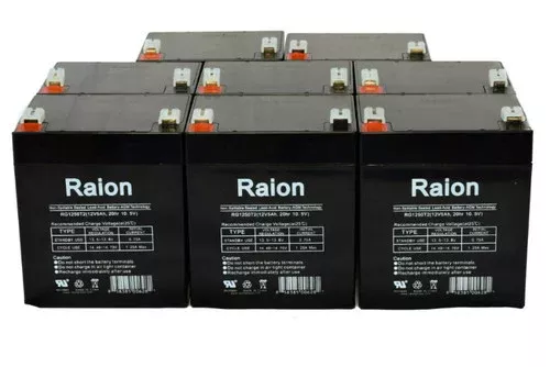 Kaiying KS4-12A 12V 5Ah Replacement Battery (8 Pack)