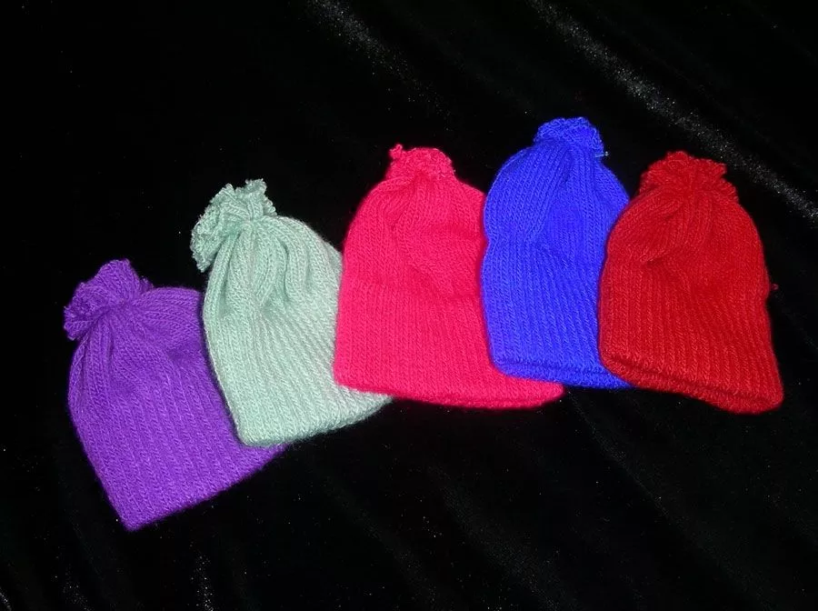 Knit Hat Mixed lot 5 pc
