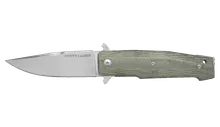 (Lock Issues) Open Box/Returned Viper Keeper2 CG Folding Knife Green Canvas Handle Elmax Plain Edge Stonewash Finish 6000CG