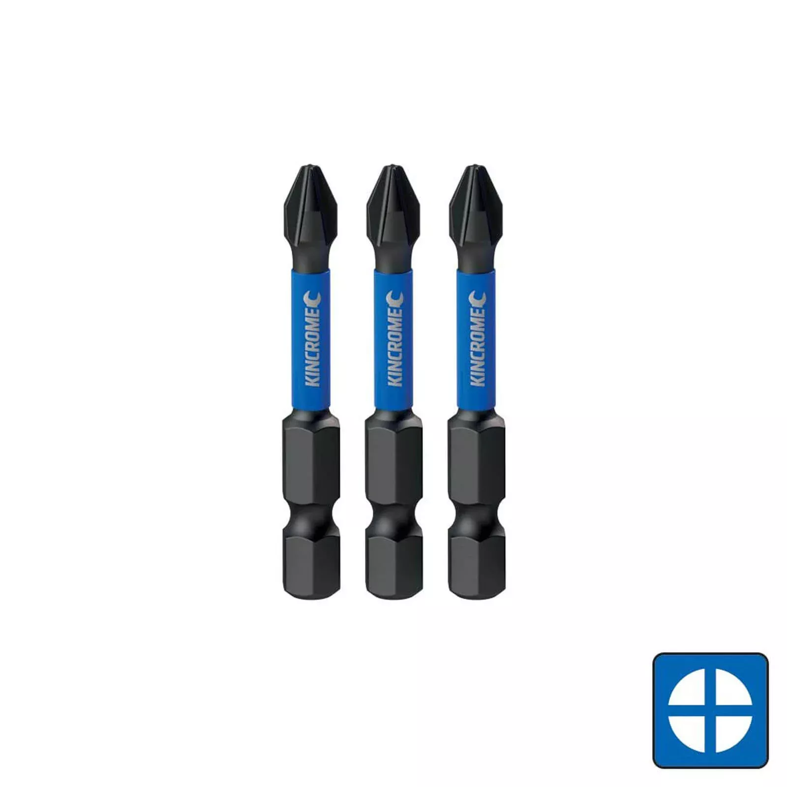 Phillips #2 Impact Bit 50mm 3 Piece | K21235 | Workshop Supplies...