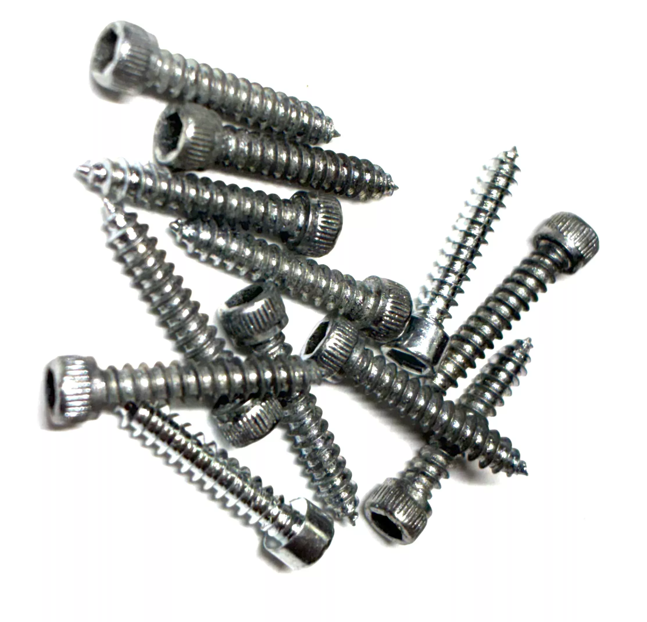 (STS0210) PLATED SOCKET HEAD SHEET METAL SCREWS #2 X 5 /8 - 100 pcs /pkg