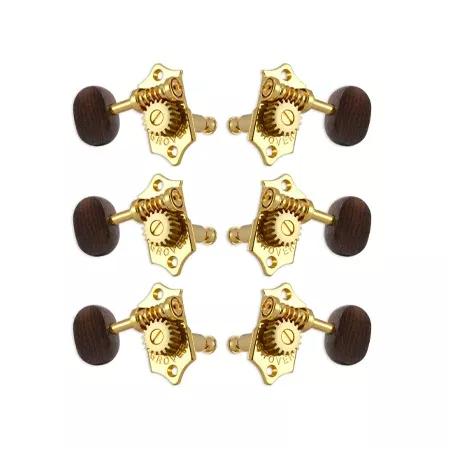 V97-18GA W/Rosewood Buttons, Gold
