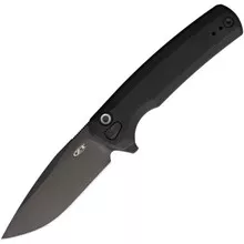Zero Tolerance Folding Knife Black Titanium Handle S45VN Plain Edge 0044BLK