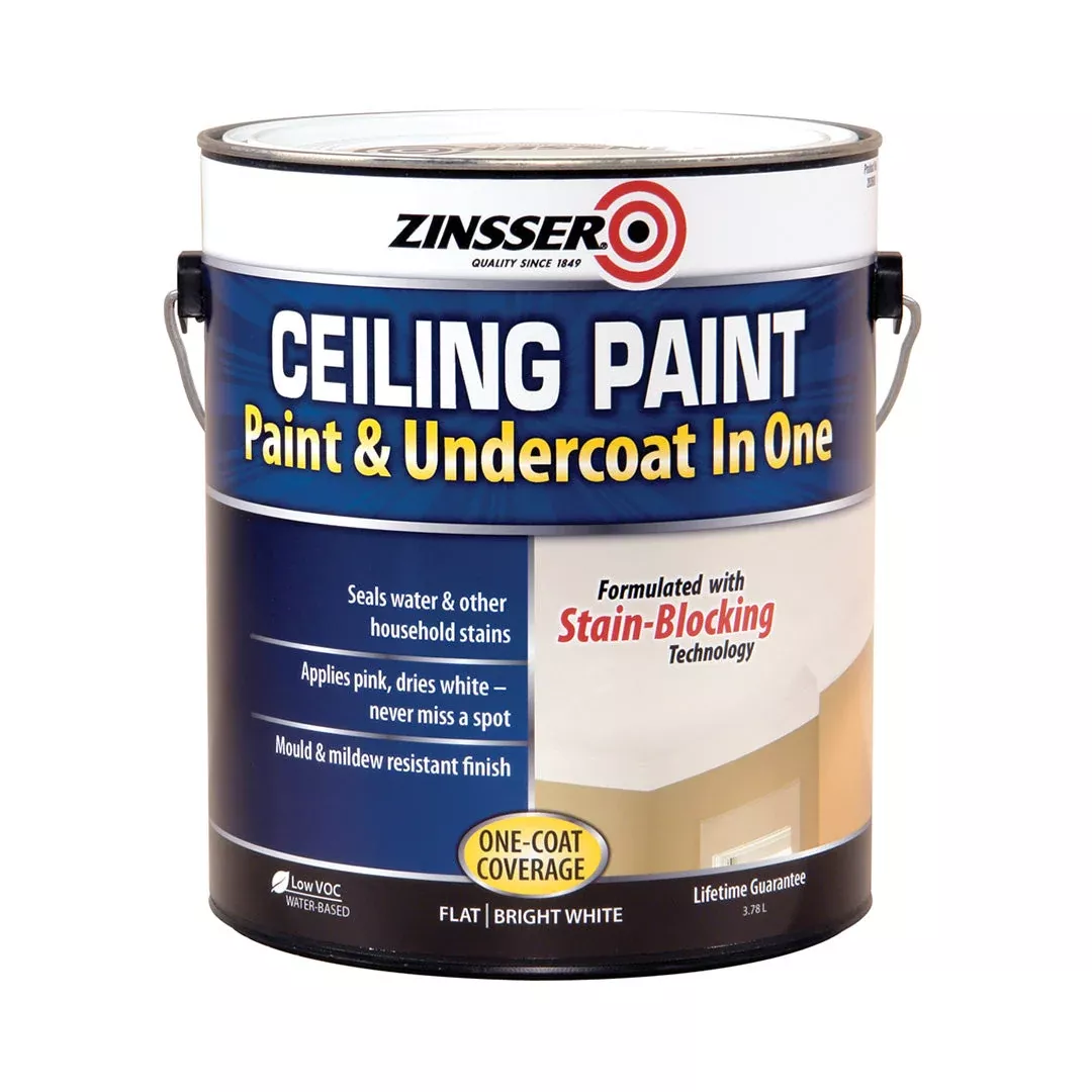 Zinsser Ceiling Paint and Primer 3.78L - Mould Resistant