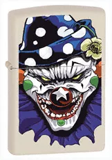 Zippo 216 Evil Clown Cream Matte Lighter (24468)